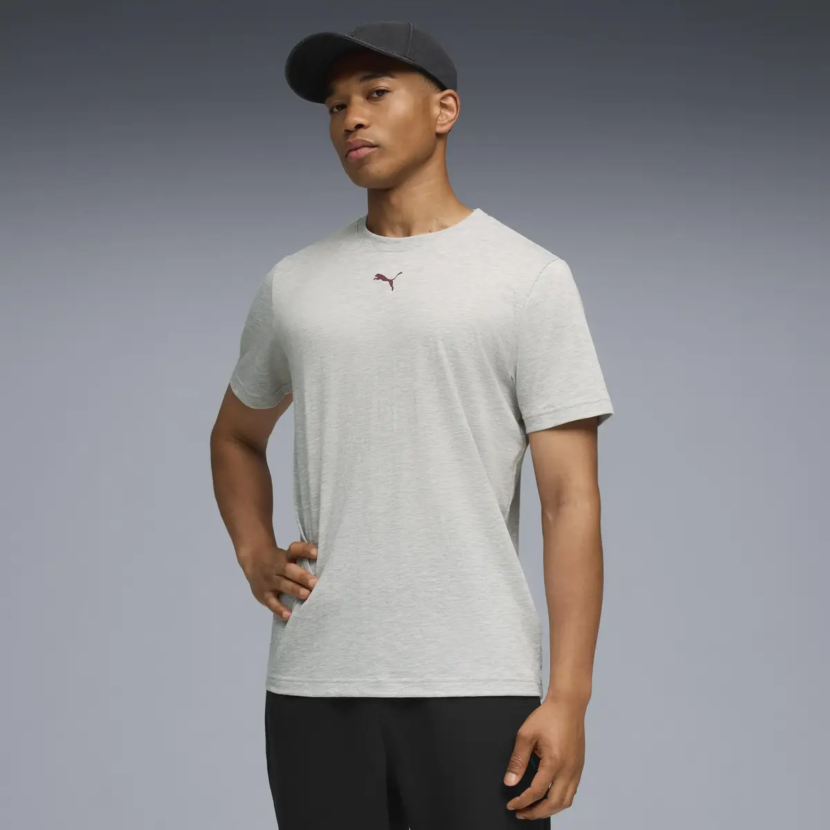 Puma M GRAPHIC ILLUSTRATED TEE Gri Erkek T-Shirt