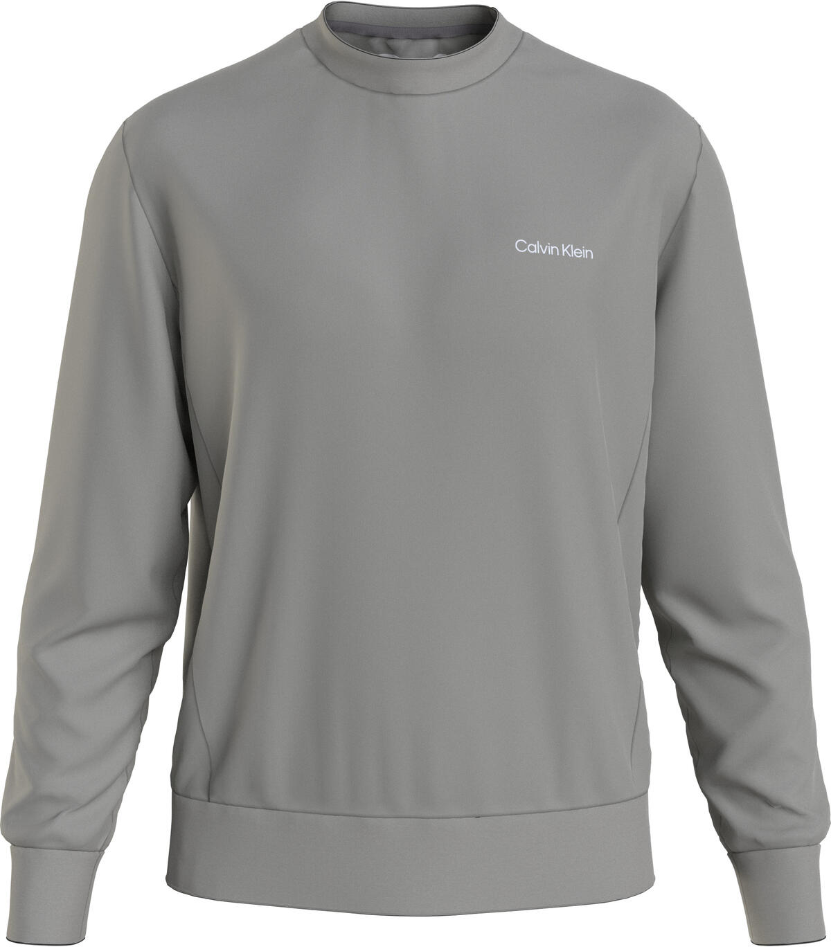 Calvin Klein MICRO LOGO REPREVE S Erkek Gri Sweatshirt