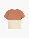 Calvin Klein COLOUR BLOCK SS T-SH Bebek Kahverengi T-Shirt