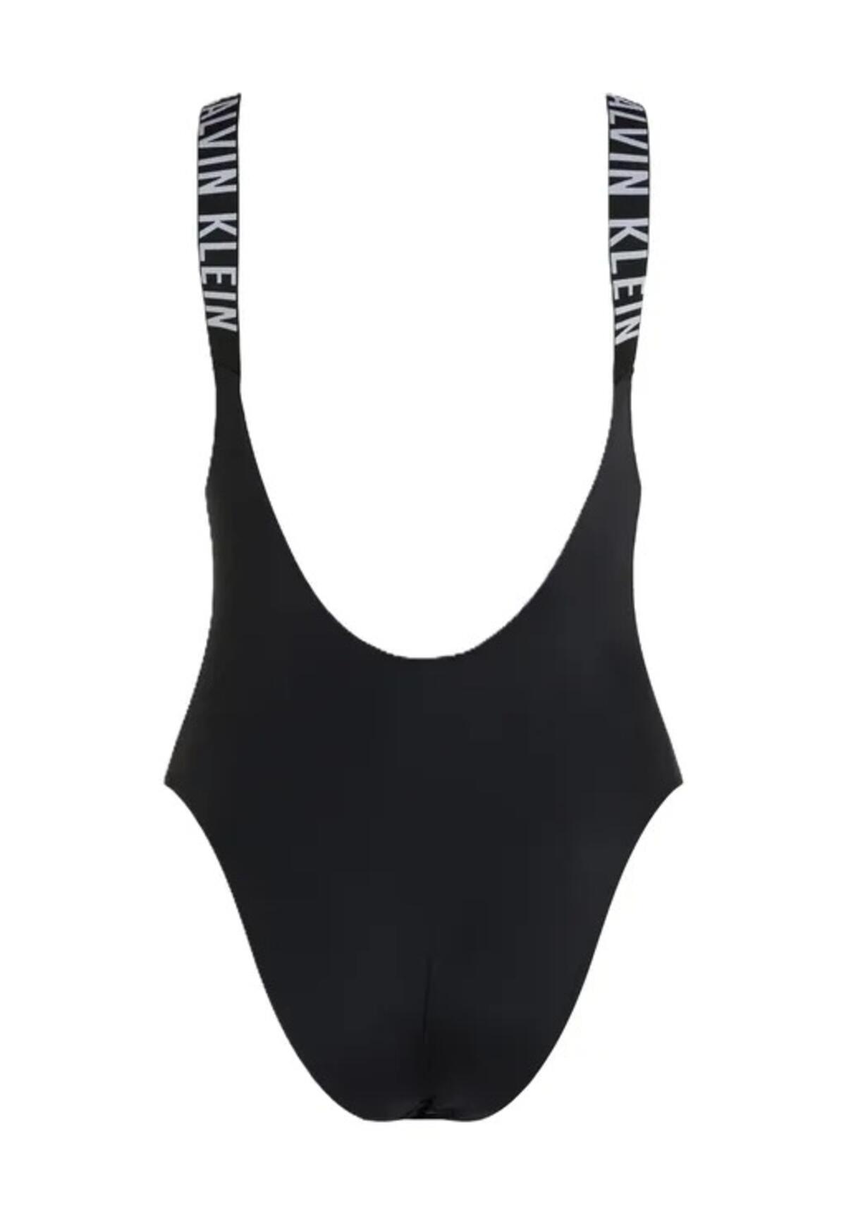 Calvin Klein SCOOP BACK ONE PIECE Kadın Siyah Mayo