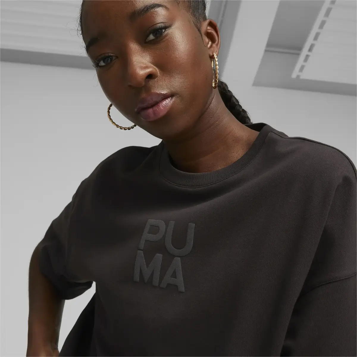 Puma INFUSE Relaxed Tee Siyah Kadın T-Shirt