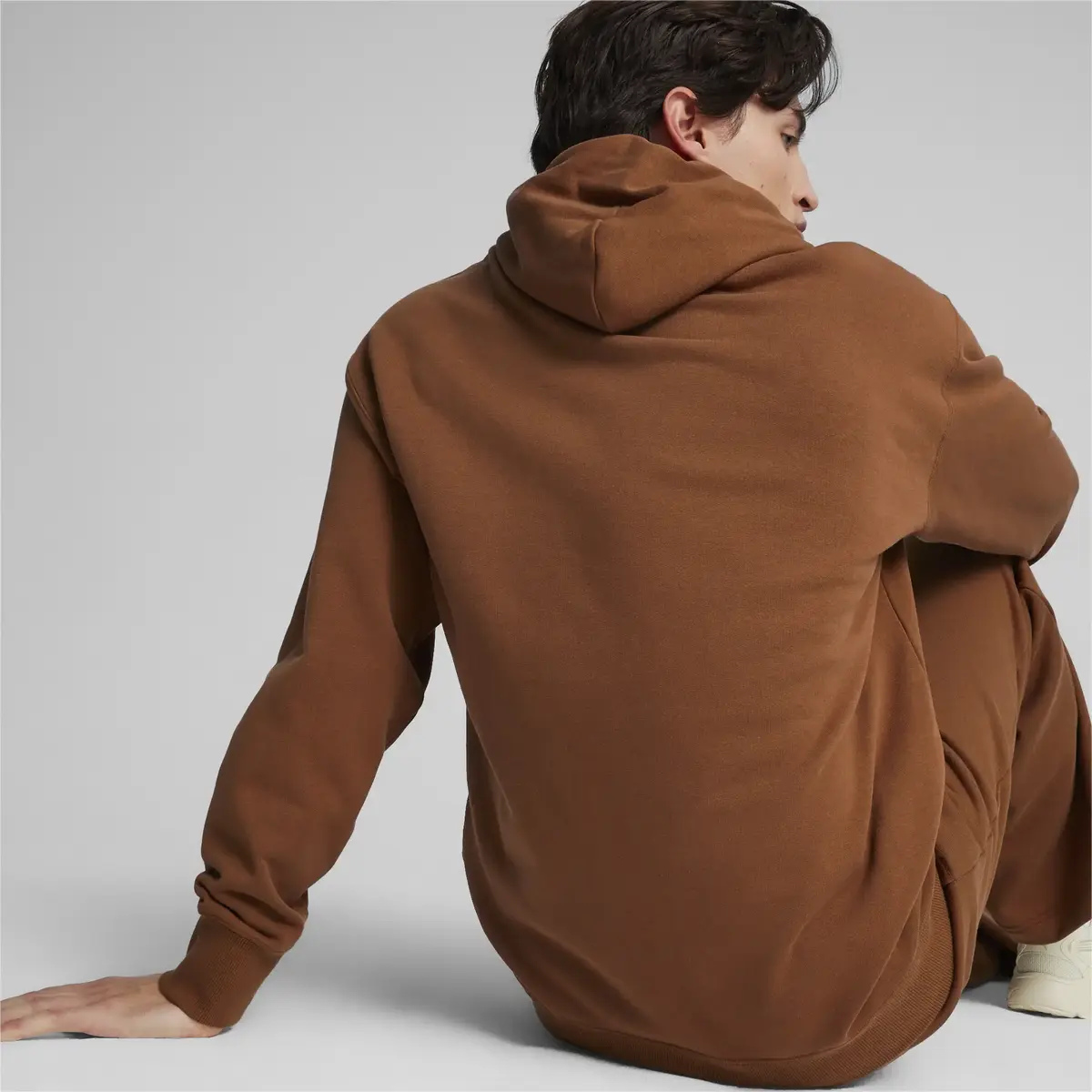 Puma BETTER CLASSICS Relaxed Hoodie TR Kahverengi Erkek Sweatshirt