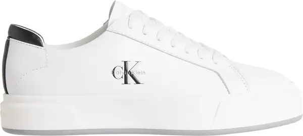 Calvin Klein BASKET CUPSOLE LACEUP LTH ML Erkek Beyaz Günlük Spor Ayakkabı