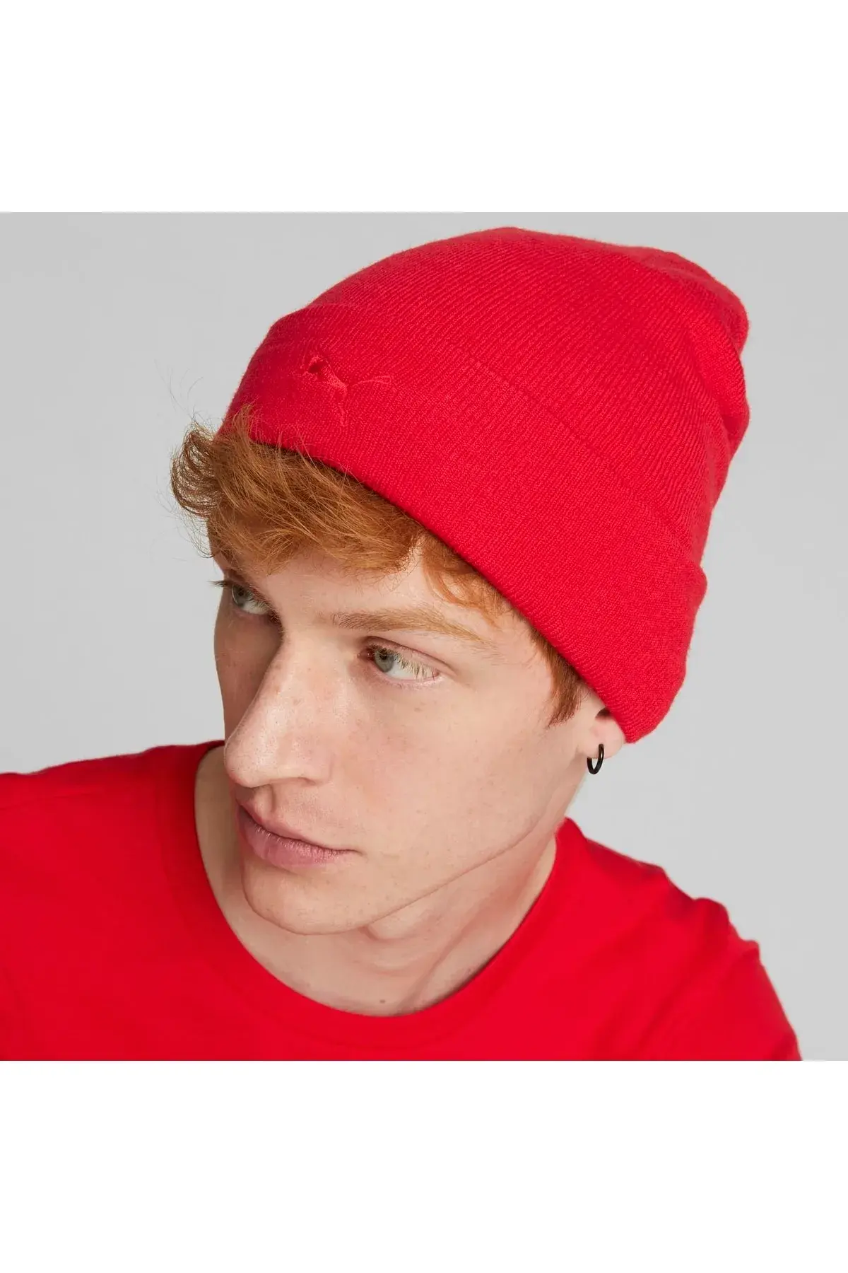 Puma Ferrari Sptwr Style Classic Cuff Beanie Kırmızı Erkek Bere