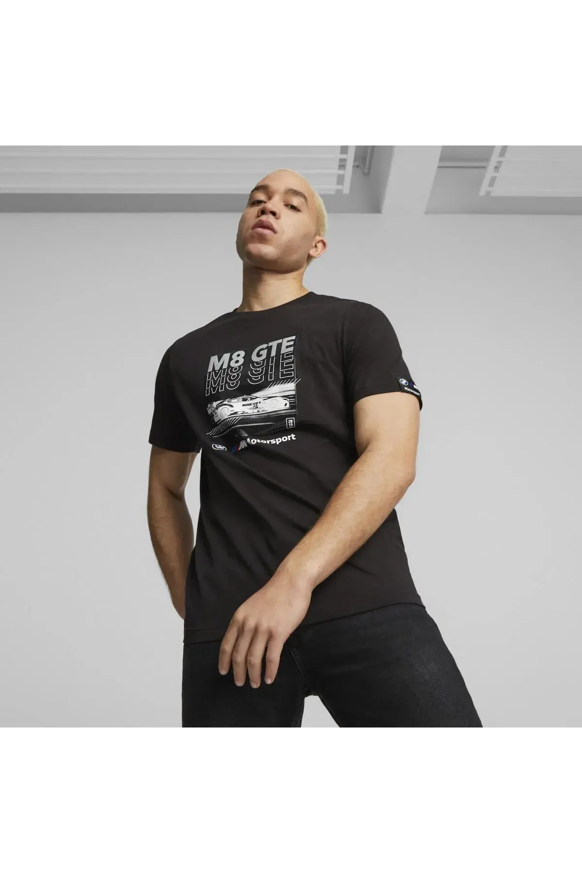 Puma BMW MMS Car Graphic Tee Siyah Erkek T-Shirt