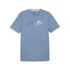Puma RUN FAVORITE SS GRAPHIC TEE M Mavi Erkek T-Shirt