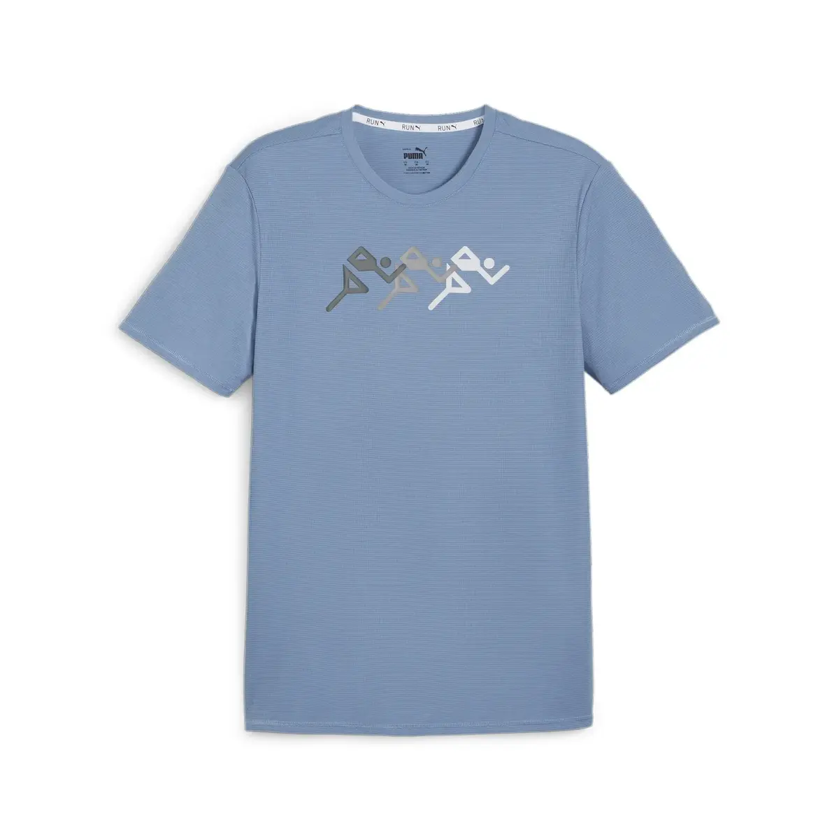 Puma RUN FAVORITE SS GRAPHIC TEE M Mavi Erkek T-Shirt