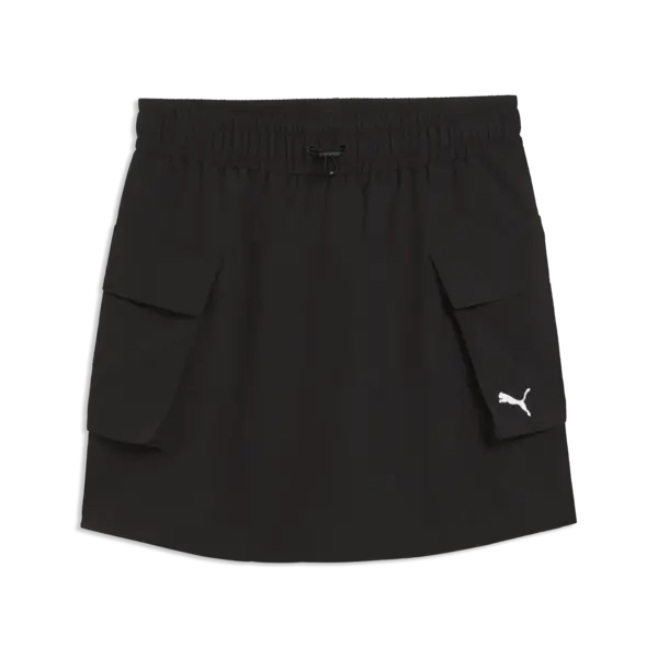 Puma WARDROBE ESS WV Cargo Skirt Siyah Kadın Etek