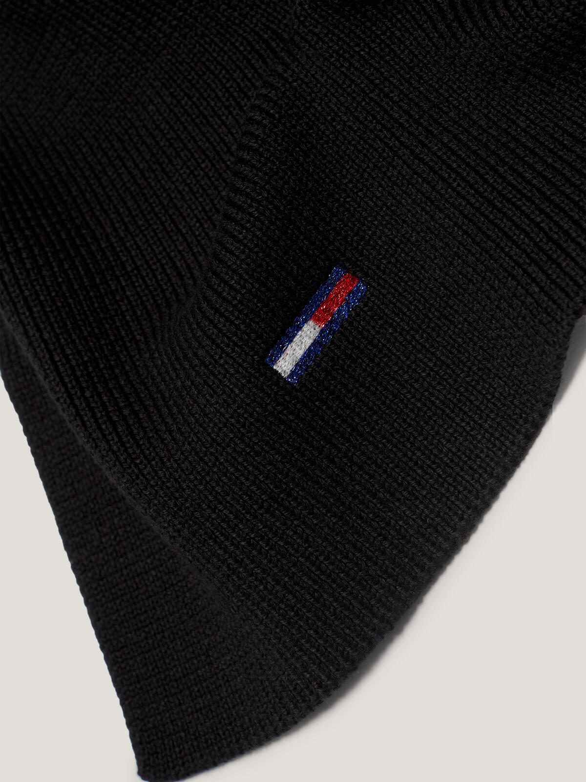 Tommy Hilfiger TJW FLAG SCARF Kadın Siyah Atkı