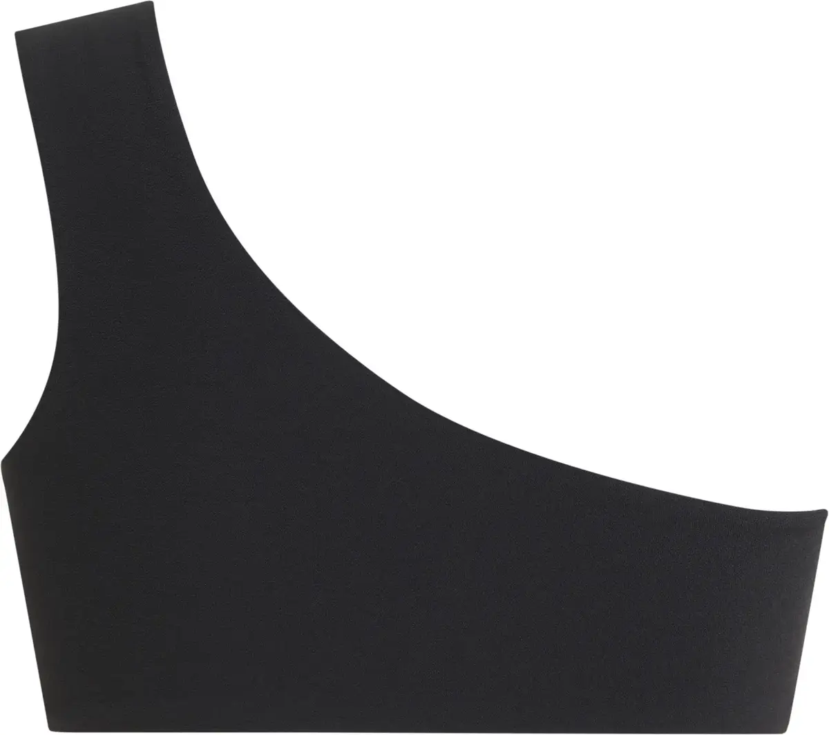 Calvin Klein ONE SHOULDER BRALETT, BEH Siyah Kadın Bikini Üstü