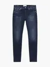 Calvin Klein SLIM TAPER Erkek mavi Kot Pantolon