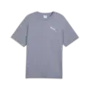 PUMA ESS ELEVATED CAT LOGO Tee Erkek Gri T-Shirt