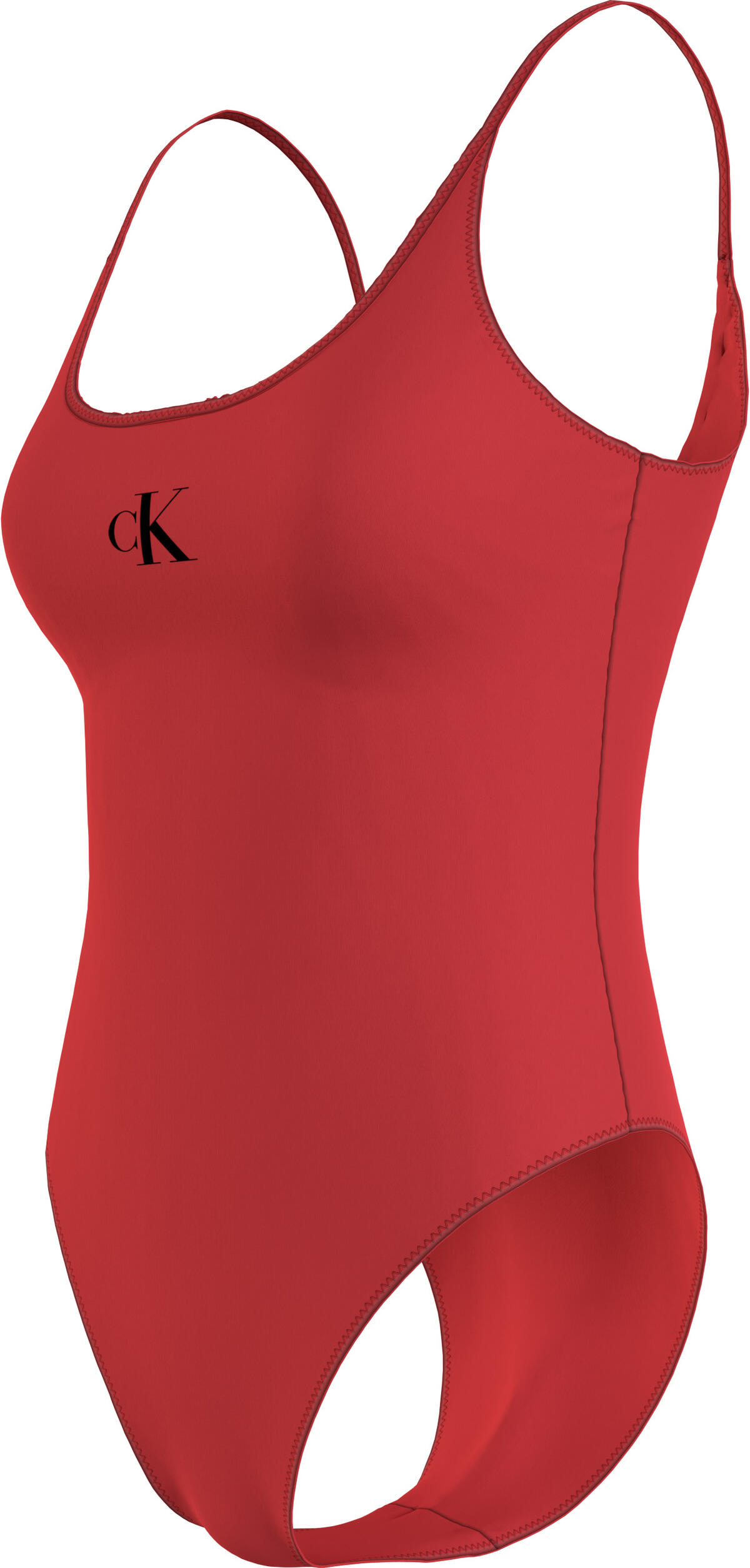 Calvin Klein SCOOP BACK ONE PIECE Kadın Kırmızı Mayo