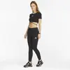 Puma Classics Ribbed Tee Puma Black Siyah Kadın T-Shirt