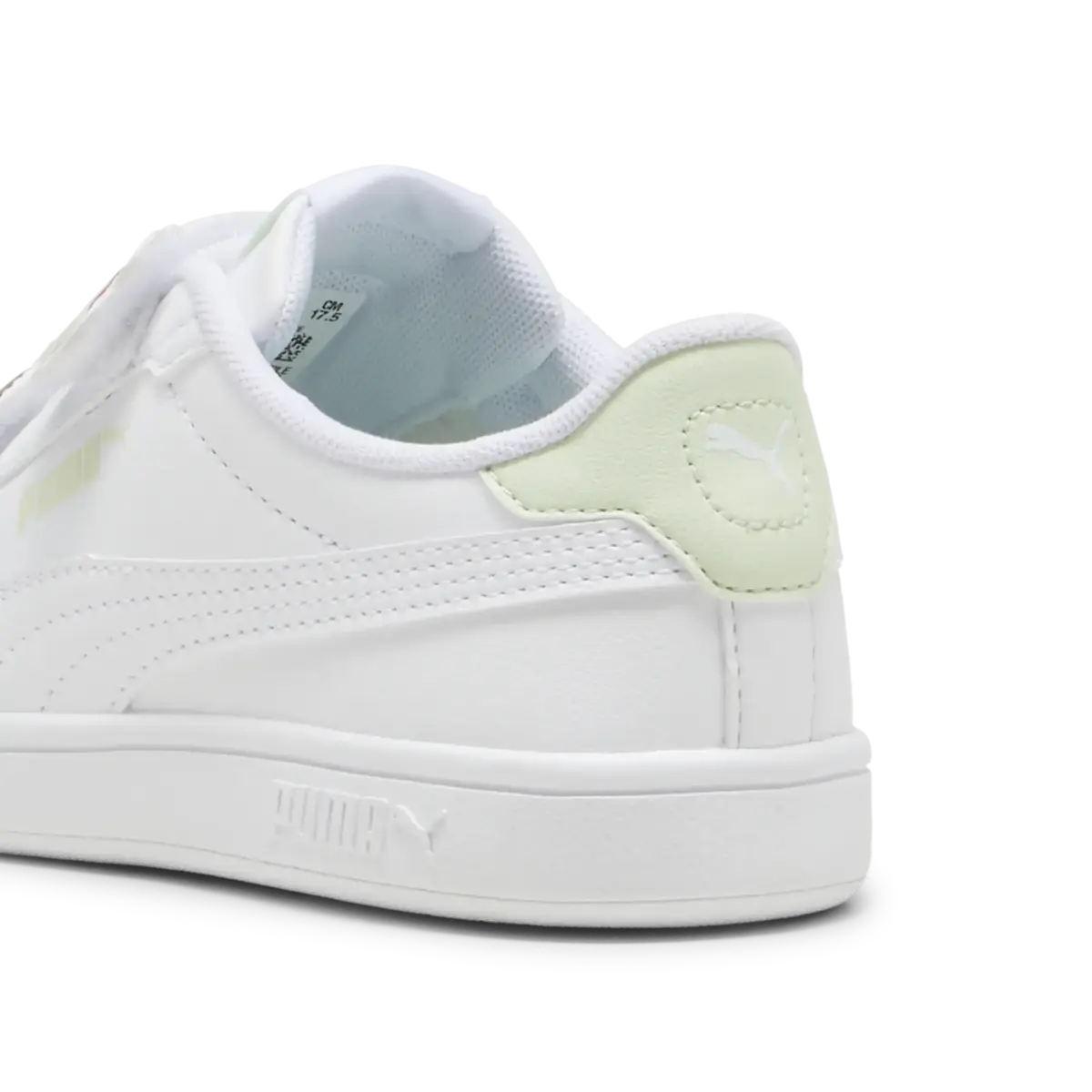 Puma Smash 3.0 Badges V PS Beyaz Kız Çocuk Spor Ayakkabı