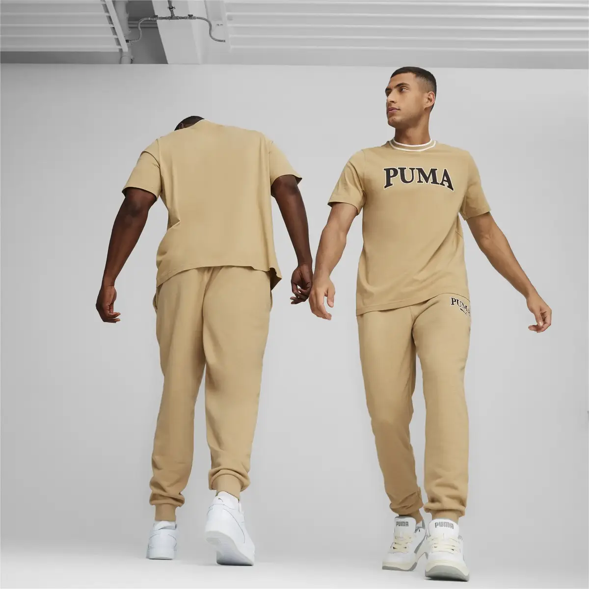 Puma SQUAD Big Graphic Tee Açık Kahve Erkek T-Shirt