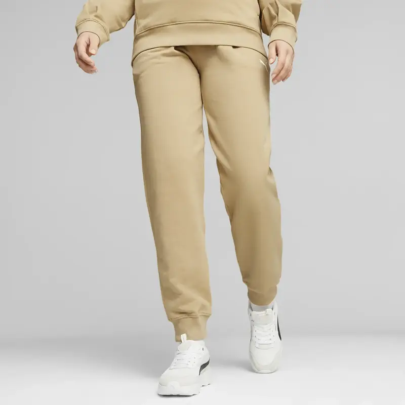 Puma HER High-Waist Pants TR Bej Kadın Eşofman Altı