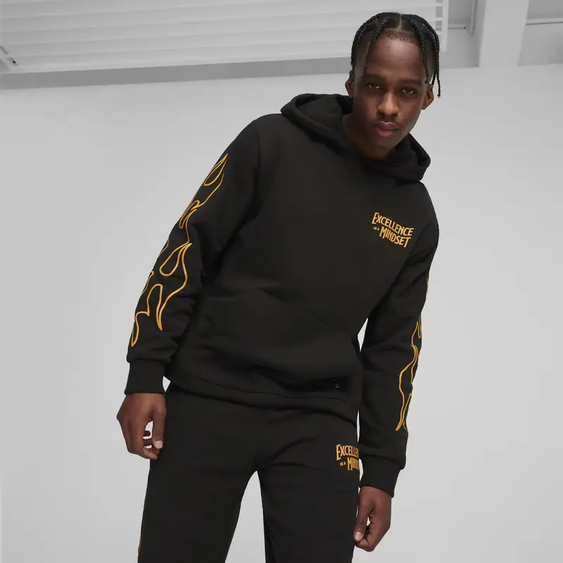 PUMA Caution Hoodie Siyah Erkek Hoodie