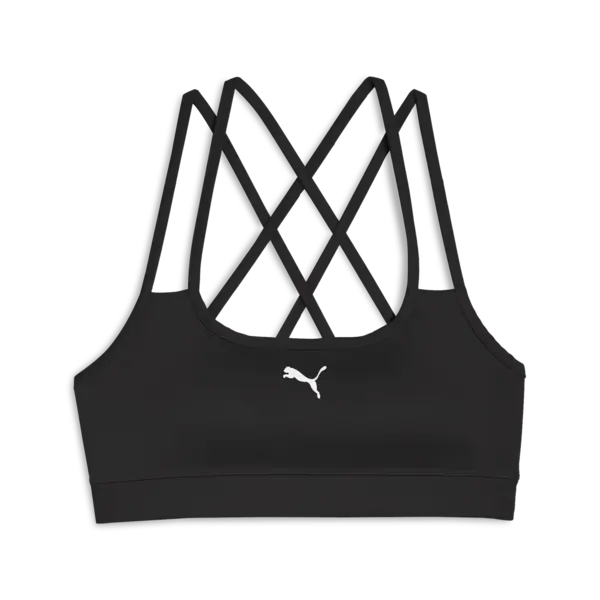 Puma MOVE Strappy Bra - Low Siyah Kadın Askılı Sütyen