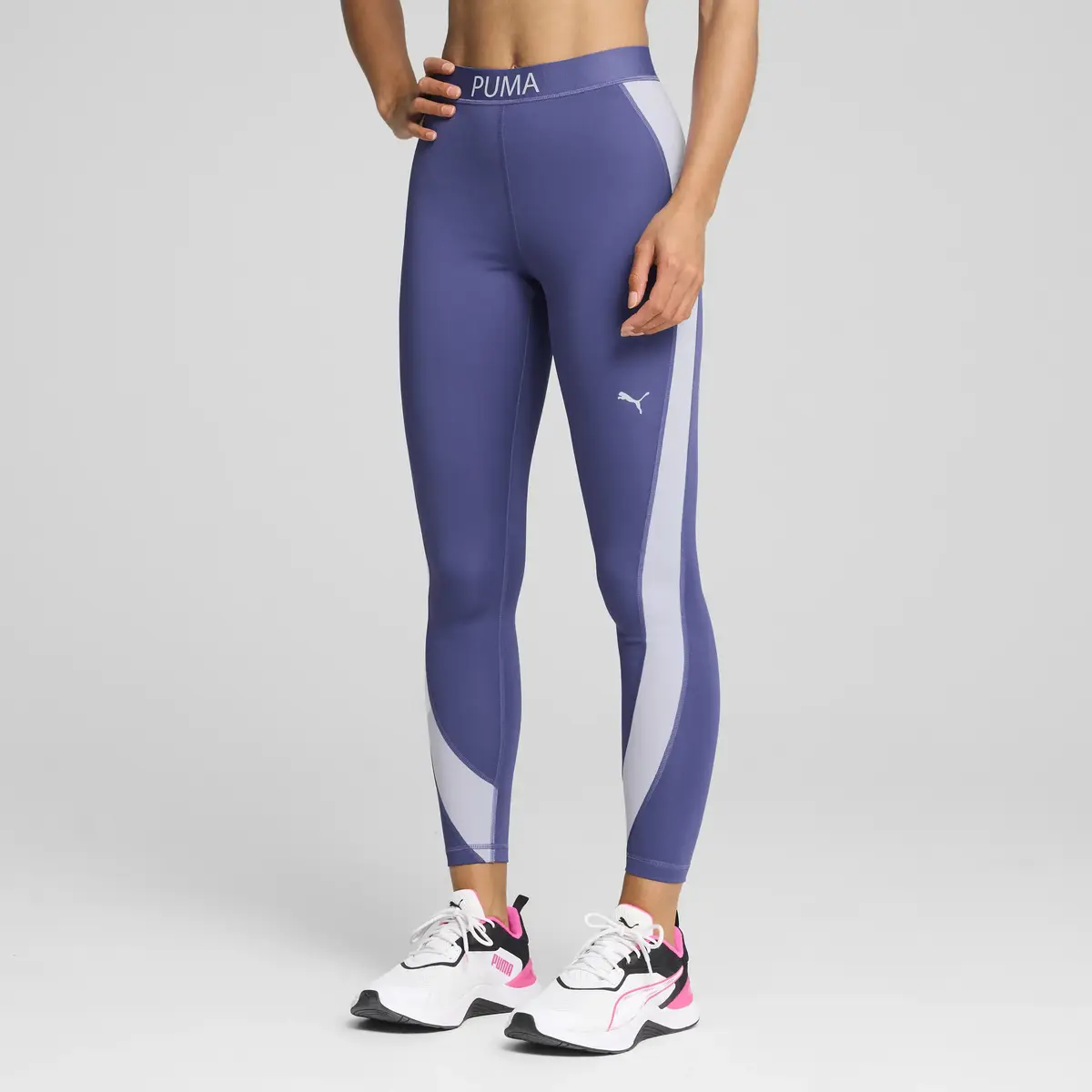PUMA W PUMA STRONG CB TIGHT Mavi Kadın Tayt