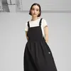 Puma DOWNTOWN Dungaree Dress Siyah Kadın Elbise-Etek