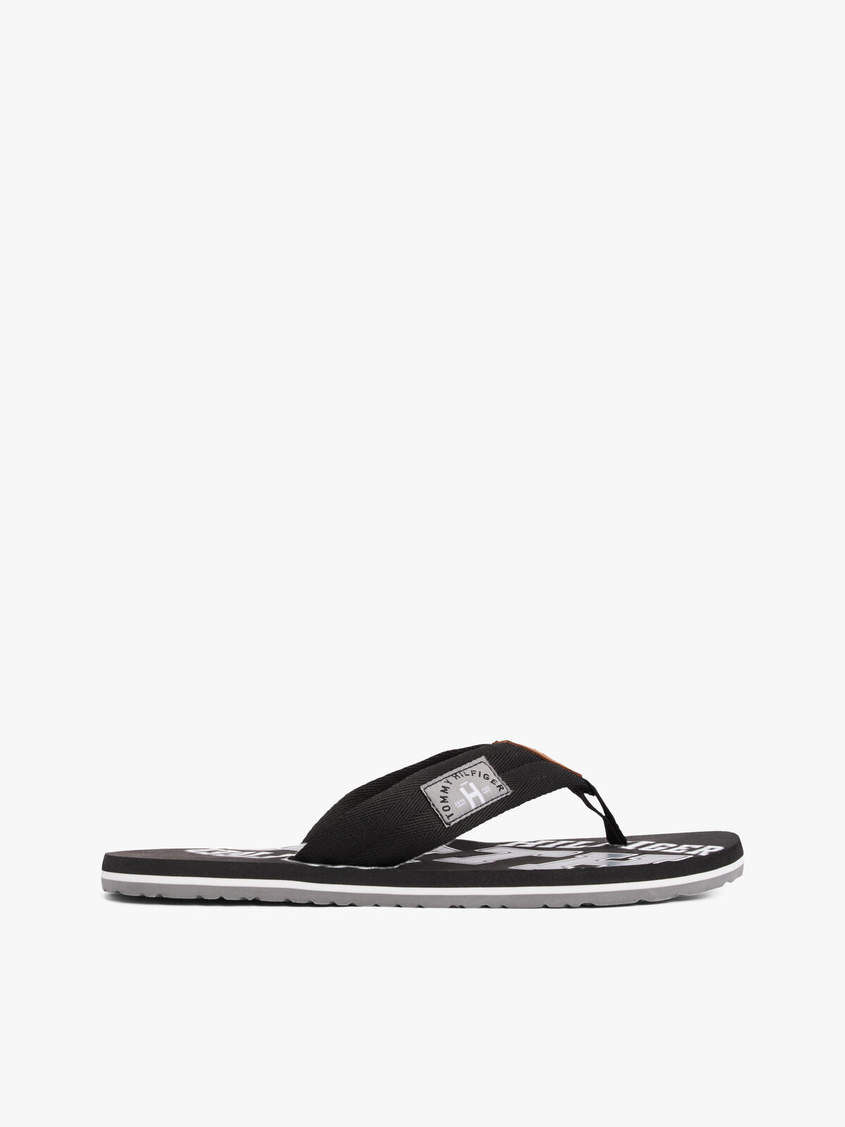 Tommy Hilfiger ESSENTIAL TH BEACH S Erkek Siyah Terlik