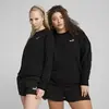 Puma ESS No.1 Logo Relaxed Crew Siyah Kadın Sweatshirt