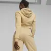 Puma CLASSICS Cropped Hoodie Bej Kadın Sweatshirt