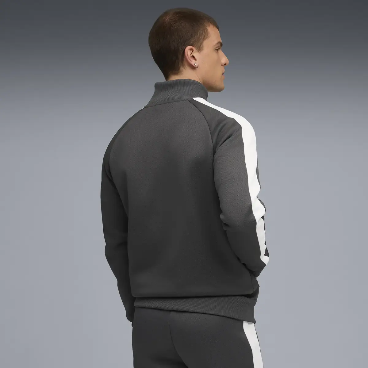 Puma T7 ALWAYS ON Track Jacket Antrasit Erkek Fermuarlı Üst