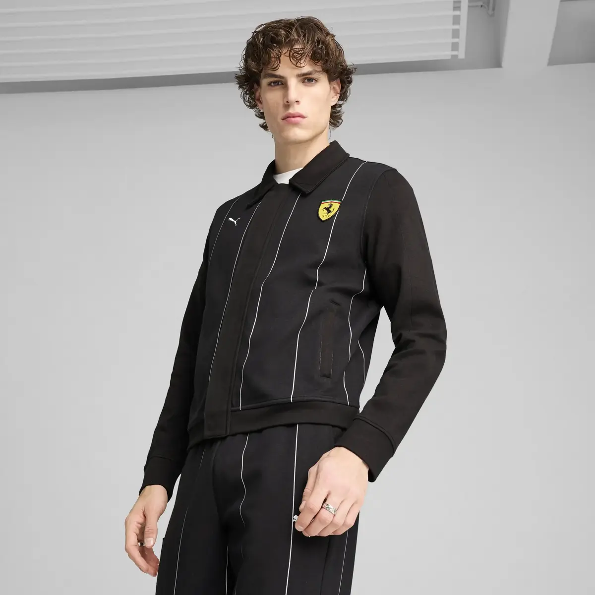 PUMA Ferrari Race Premium Jacket Siyah Erkek Ceket
