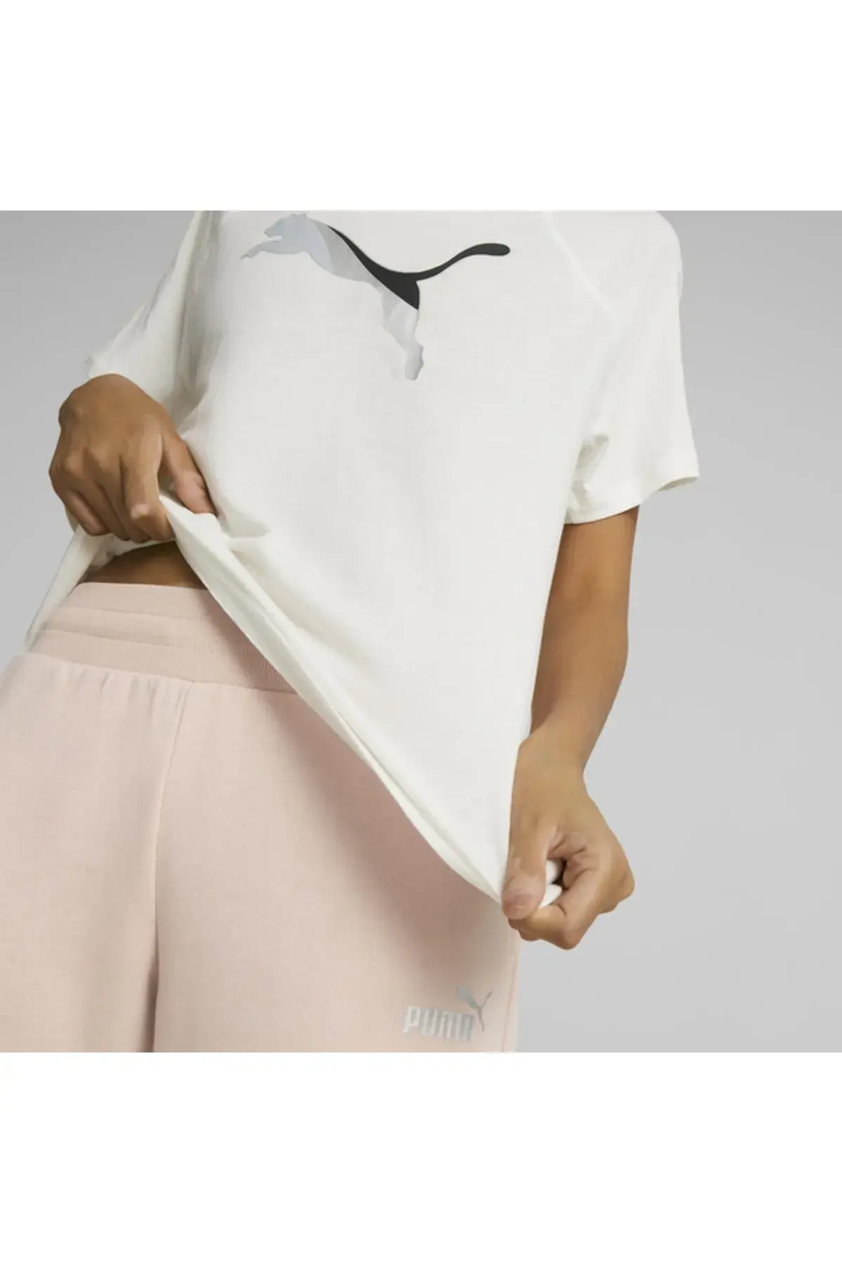 Puma Evostripe Tee Beyaz Kadın T-Shirt