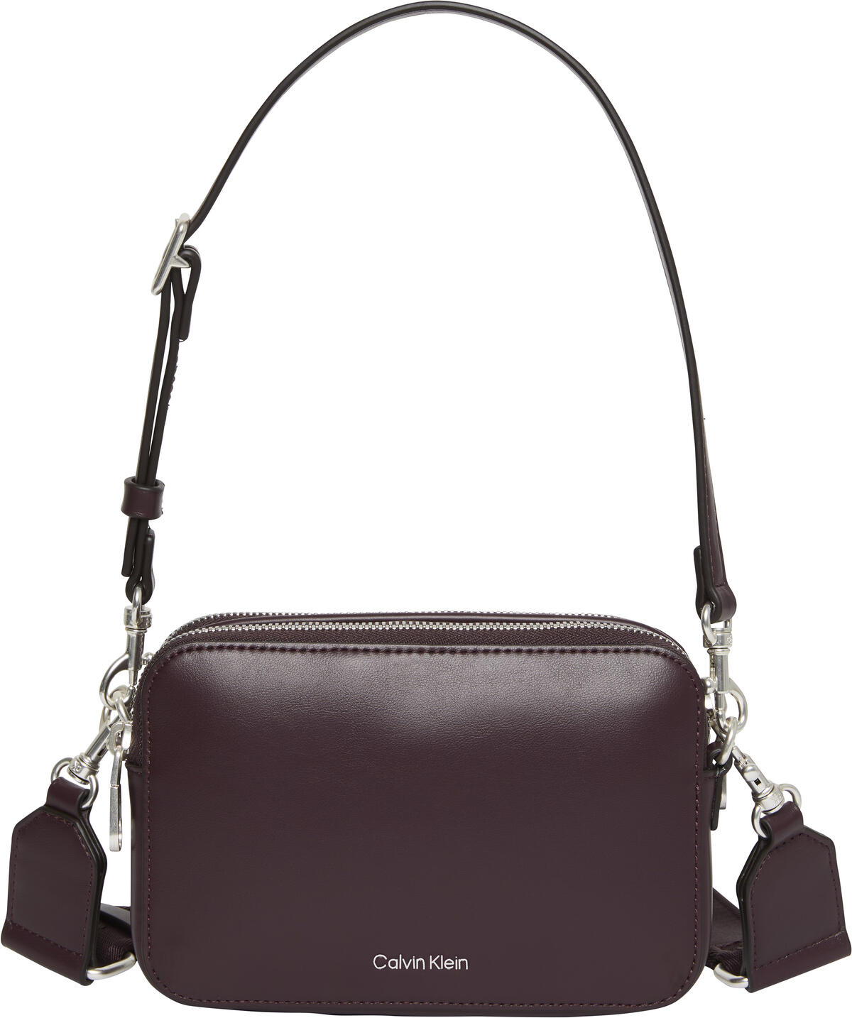 Calvin Klein WEBBING DOUBLE STRAP CAMERA BAG Kırmızı Kadın El Çantası Calvin Klein WEBBING DOUBLE STRAP CAMERA BAG Kırmızı Kadın El Çantası