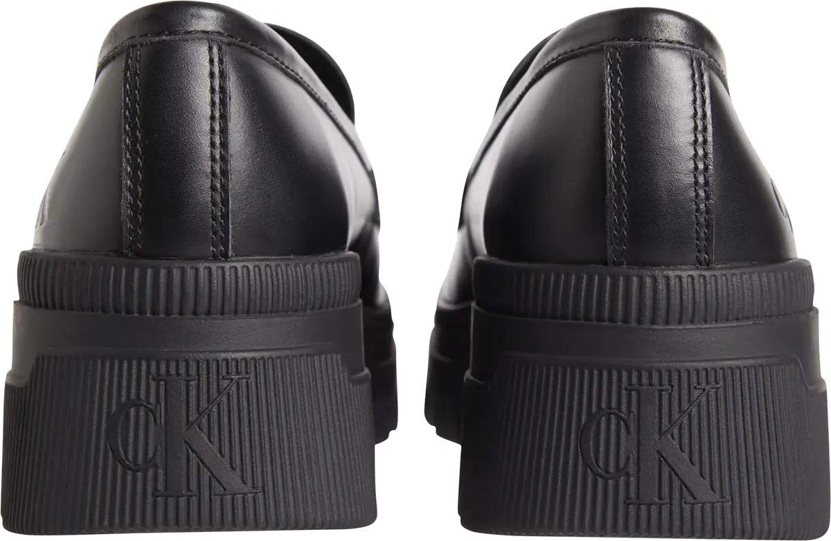 Calvin Klein CHUNKY COMBAT LOAFER Kadın Siyah Ayakkabı