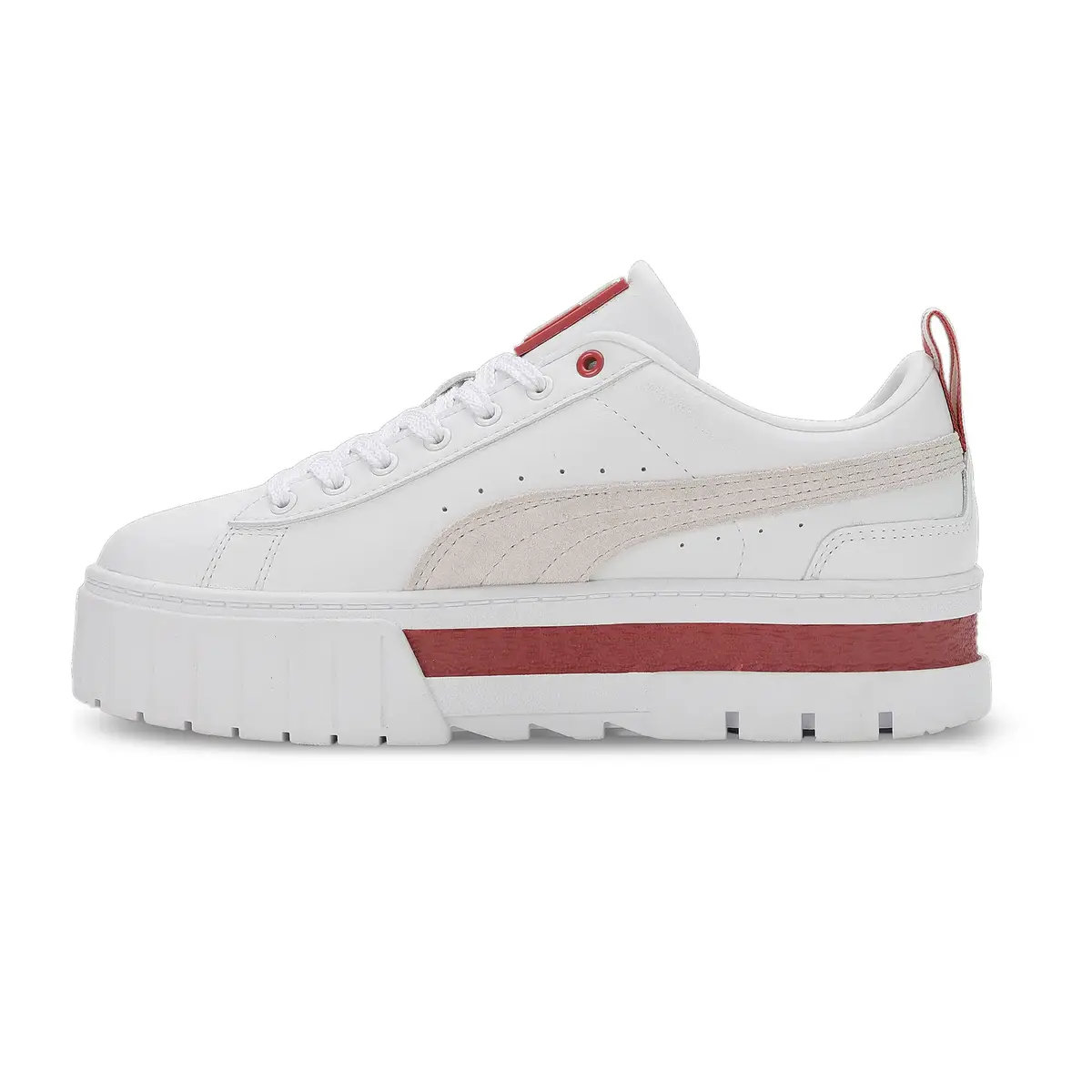 Puma Mayze Lth Wn s Beyaz Kadın Günlük Spor Ayakkabı