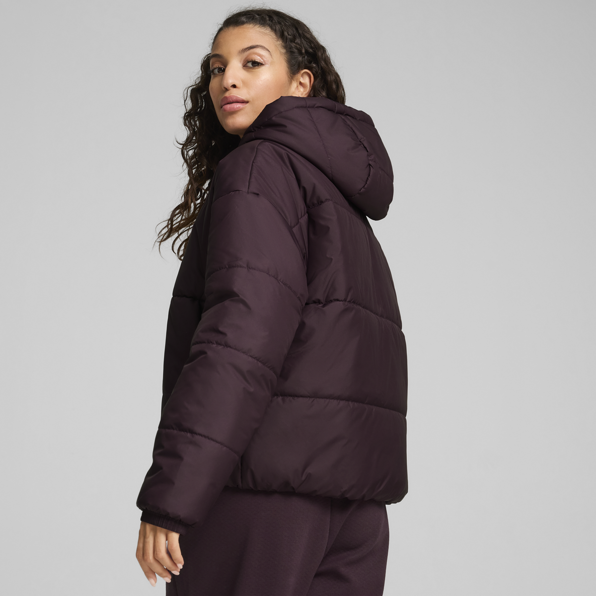 Puma Classics Padded Jacket Bordo Kadın Mont