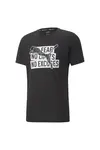 Puma Performance Slogan Cat Tee Siyah Erkek Koşu Ve Performans T-Shirt