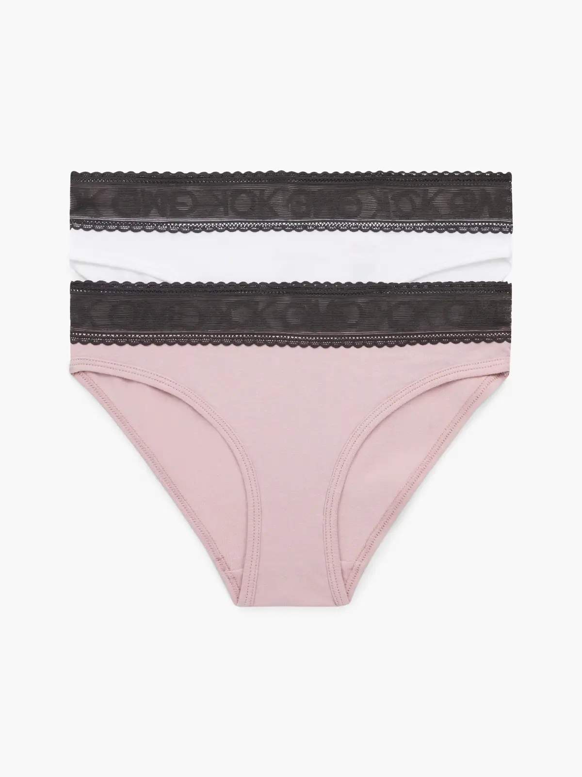 Calvin Klein 2PK BIKINI-LACE Kadın Pembe Bkini Külot Set