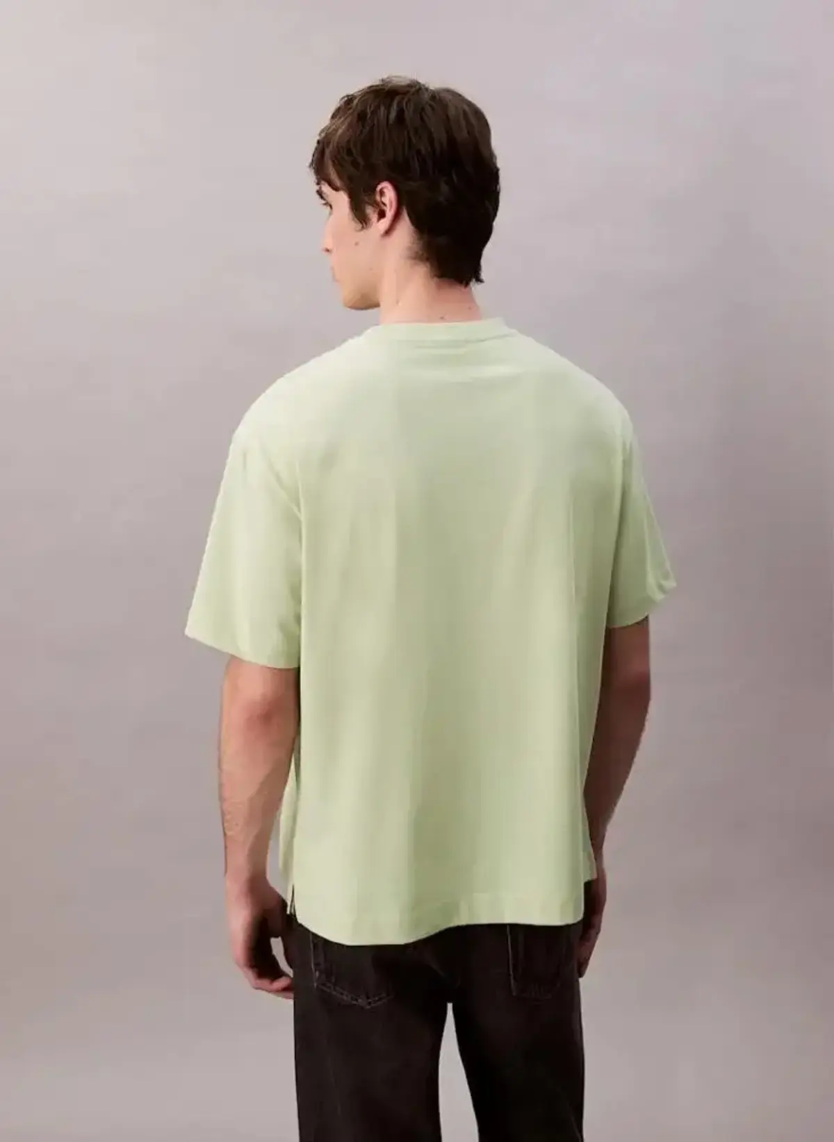 Calvin Klein SS COOLING JERSEY RLXD LOGO TEE Yeşil Erkek Tişört