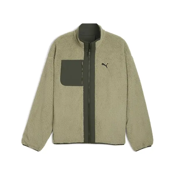 Puma Reversible Sherpa Jacket Haki Erkek Mont