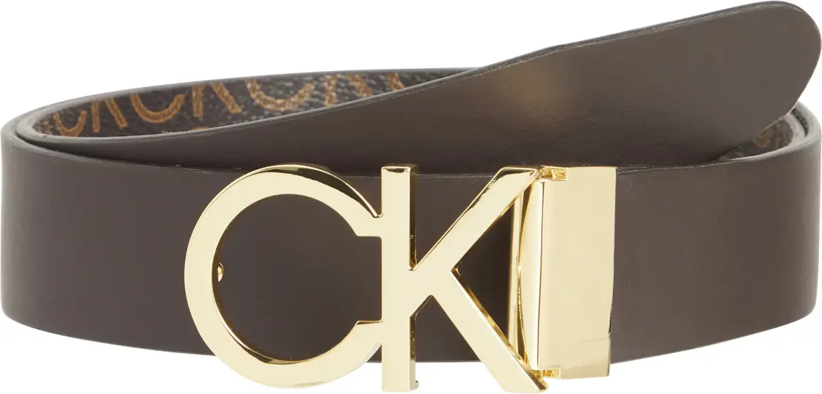 Calvin Klein CK REV.ADJ. NEW MONO Erkek Kahverengi Kemer
