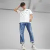 Puma TEAM FOR THE FANBASE Graphic Tee Beyaz Erkek T-Shirt