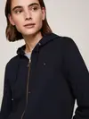 Tommy Hilfiger HERITAGE ZIP-THROUGH Kadın Siyah Hoodie