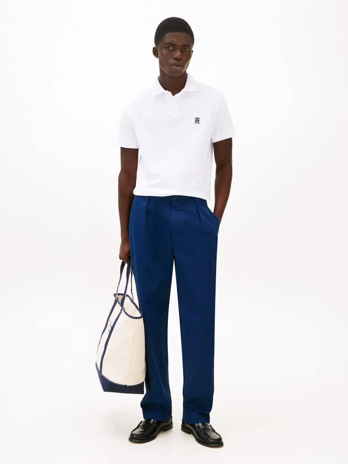 Tommy Hilfiger IMD REG POLO, YBR Beyaz Erkek T-Shirt & Polo