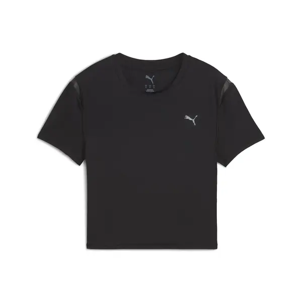 Puma W PUMA SHAPE BABY TEE Siyah Kadın Crop T-Shirt