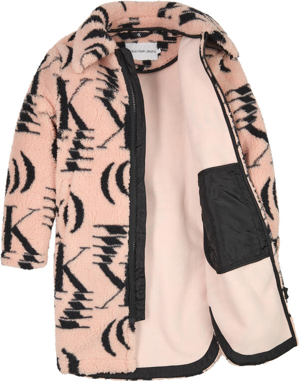 Calvin Klein MONOGRAM AOP TEDDY C Kadın Pembe Mont