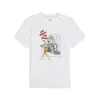 Puma Mens No Train No Gain Tee Beyaz Erkek T-Shirt