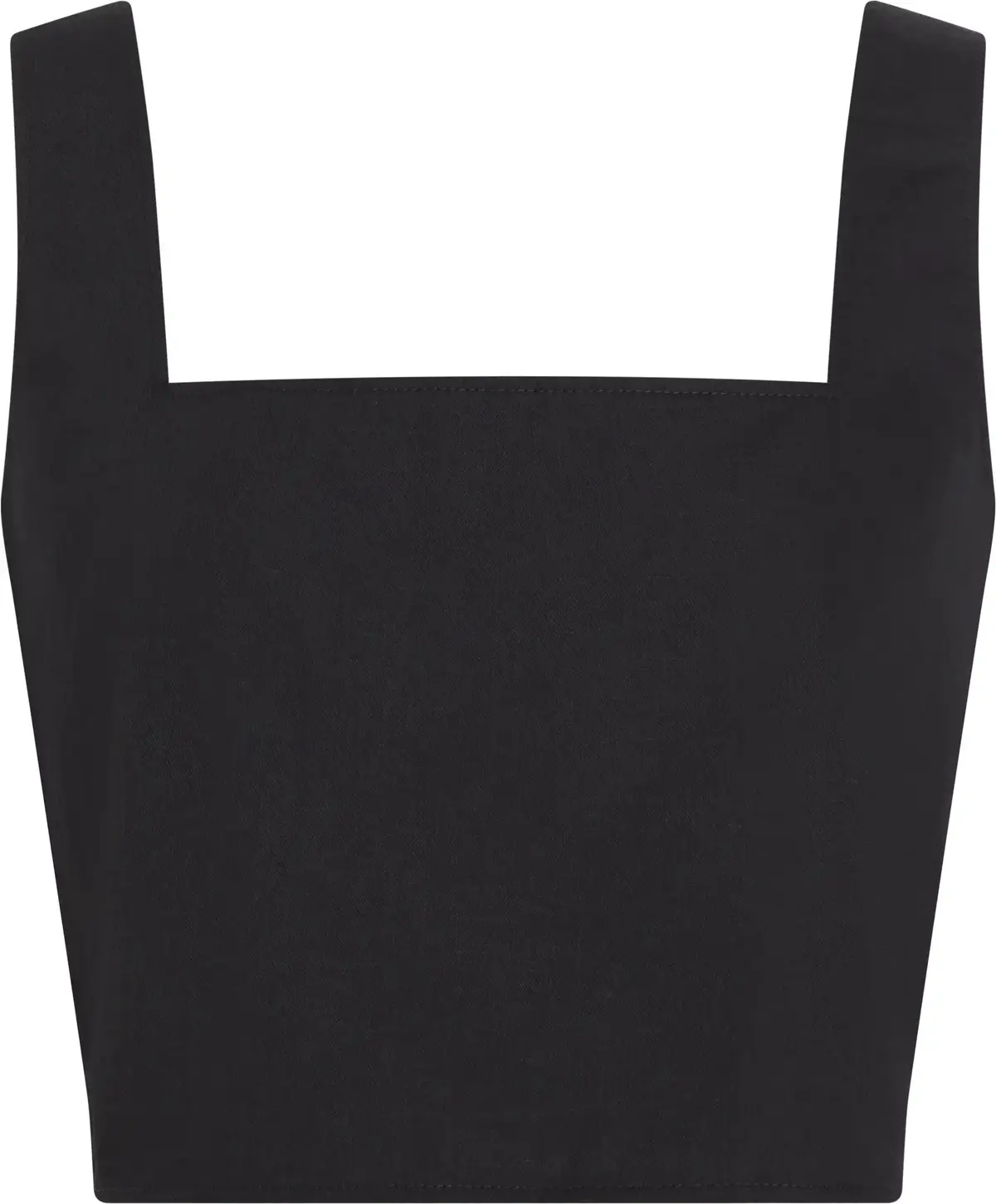 Calvin Klein SOFT LINEN TOP Kadın Siyah Gömlek