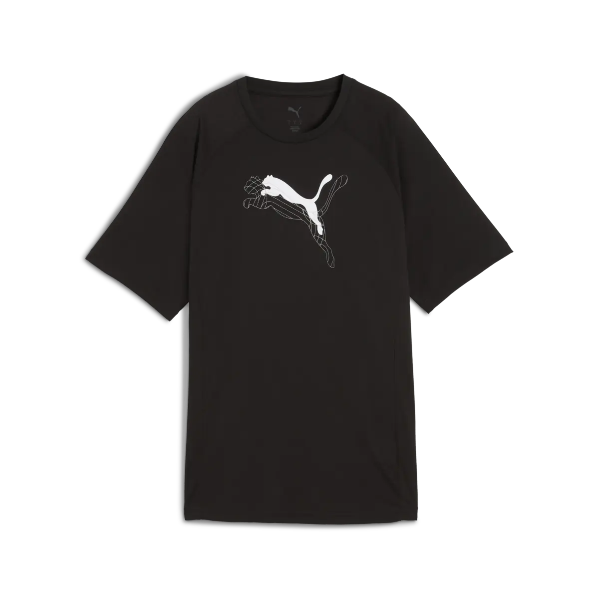 PUMA EVOSTRIPE Graphic Tee Kadın Siyah T-Shirt