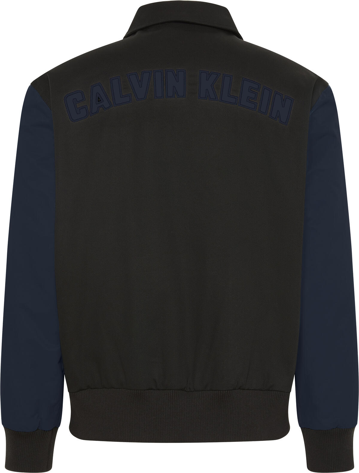 Calvin Klein LS COTTON NYLON VARISTY BOMBER J Siyah Erkek Ceket