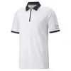 Puma Bmw Mms Zip Polo Beyaz Erkek Polo T-Shirt